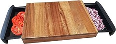 Las mejores tablas de corte con bandeja para tu cocina rústica