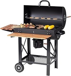 Usar leña en una barbacoa de carbón grande: ¿es recomendable?