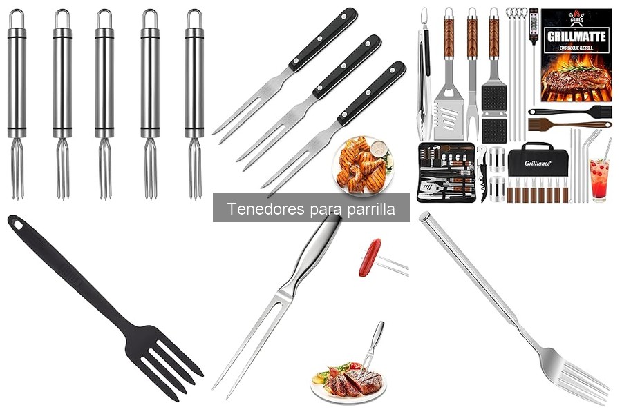 Accesorios ideales para complementar tenedores de parrilla