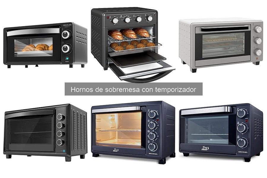 Accesorios imprescindibles para hornos de sobremesa con temporizador
