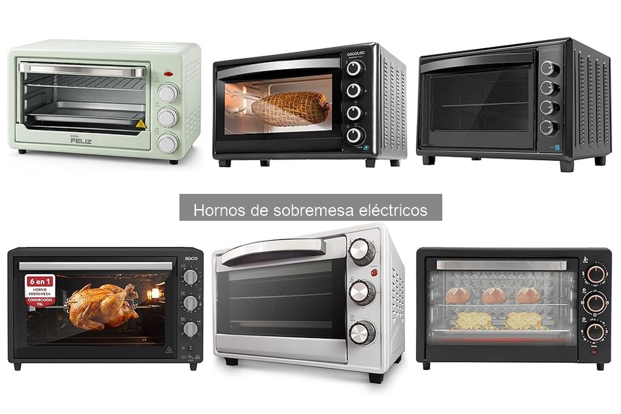 Accesorios imprescindibles para hornos de sobremesa eléctricos