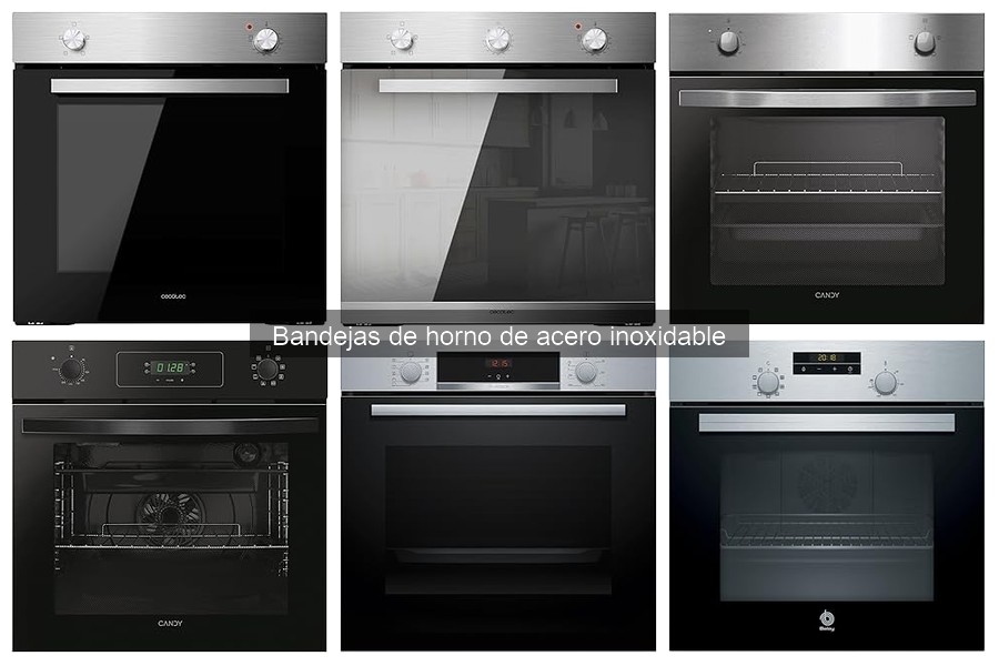 Alternativas a bandejas de horno de acero inoxidable