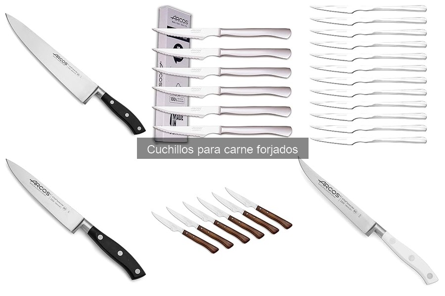 Alternativas a cuchillos para carne forjados: opciones útiles