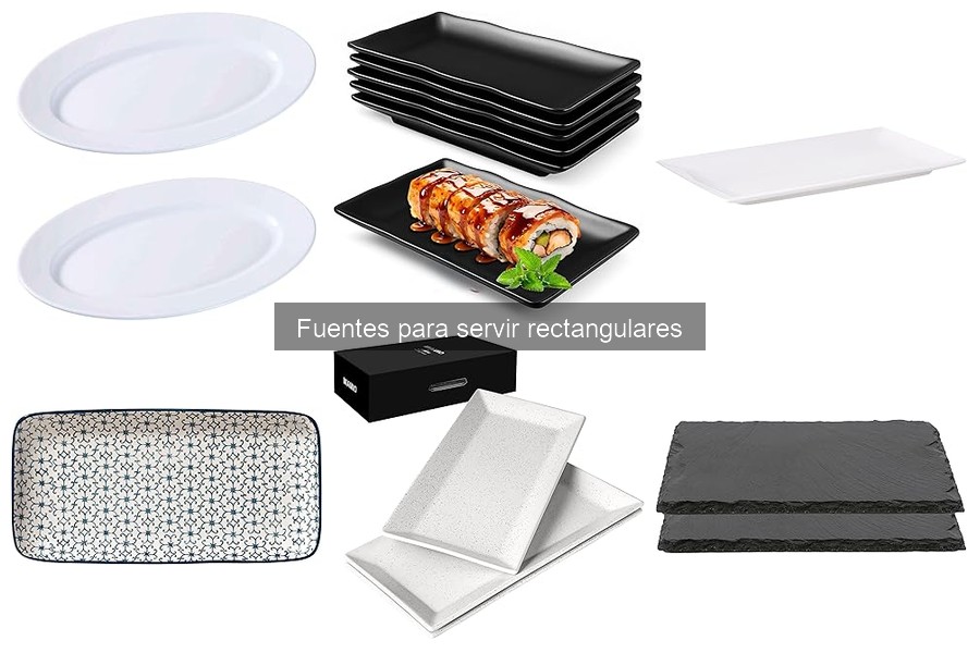 Alternativas a Fuentes Rectangulares para Servir Comidas