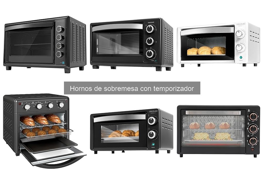 Alternativas a hornos de sobremesa con temporizador