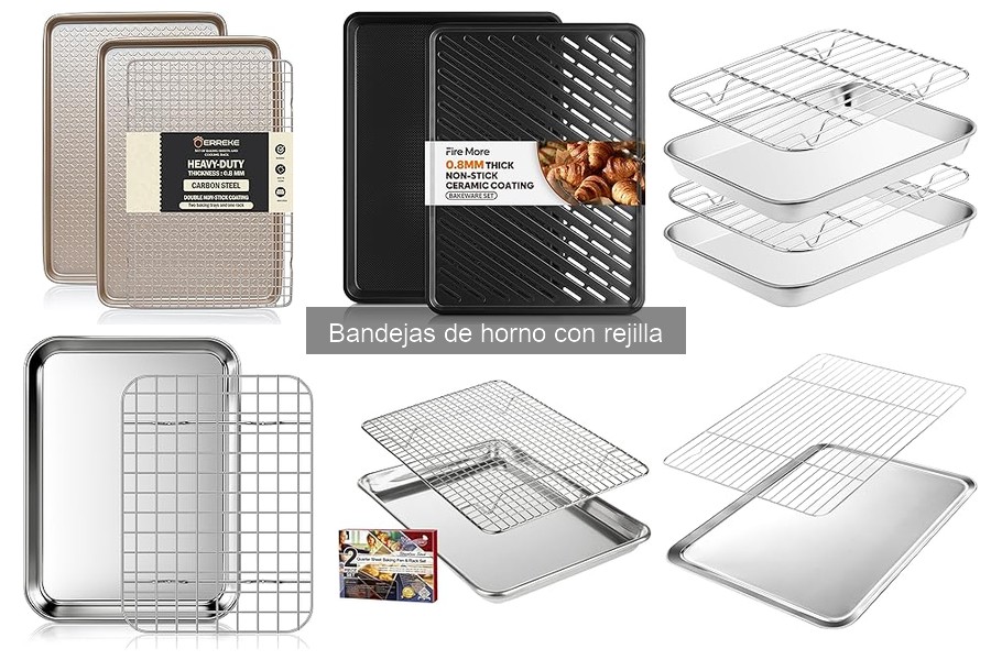 Alternativas a las bandejas de horno con rejilla