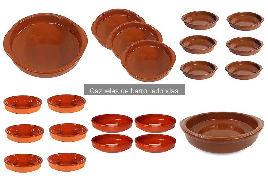 Alternativas a las cazuelas de barro redondas para cocinar