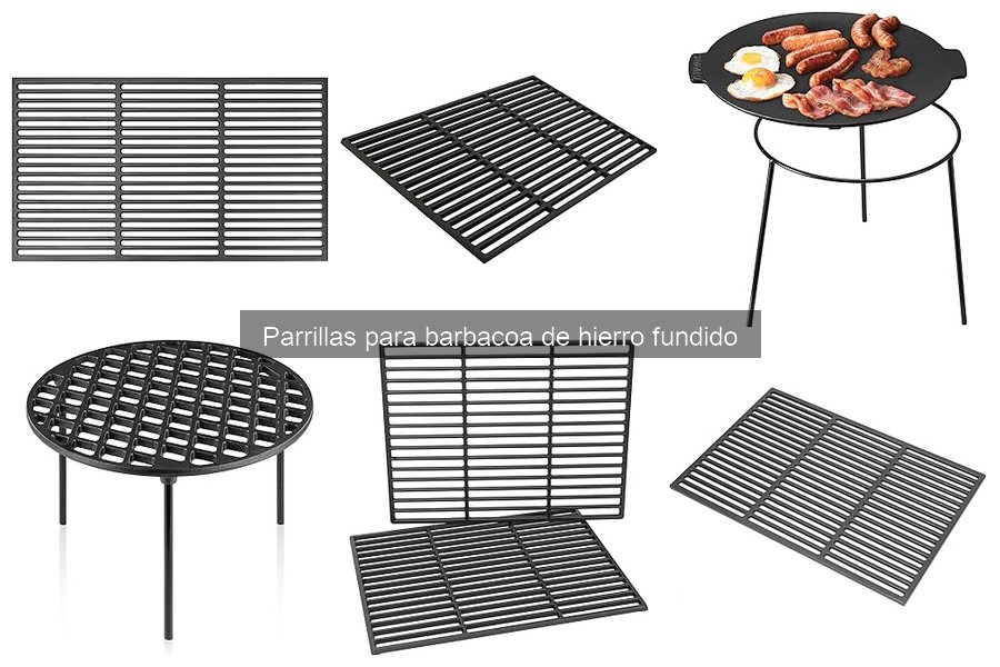 Alternativas a las parrillas de hierro fundido para barbacoa
