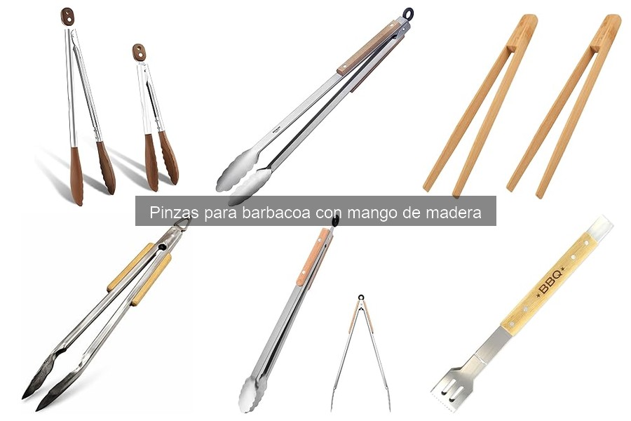 Alternativas a las pinzas para barbacoa con mango de madera