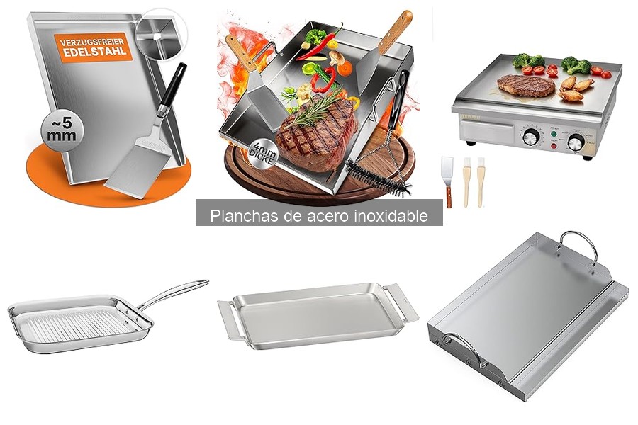 Alternativas a las Planchas de Acero Inoxidable en Cocina