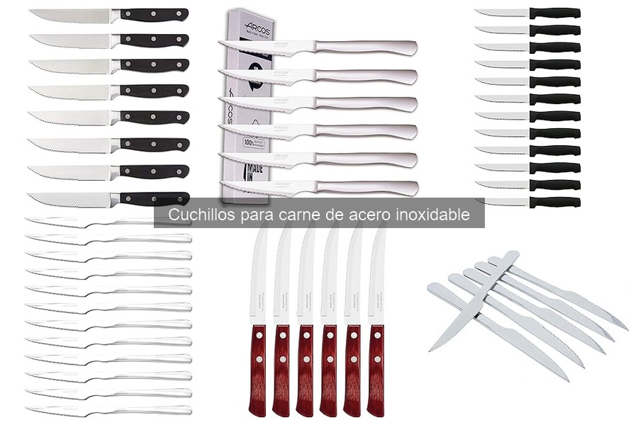 Alternativas a los cuchillos de acero inoxidable para carne