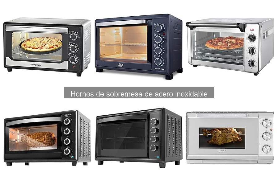 Alternativas a los hornos de sobremesa de acero inoxidable