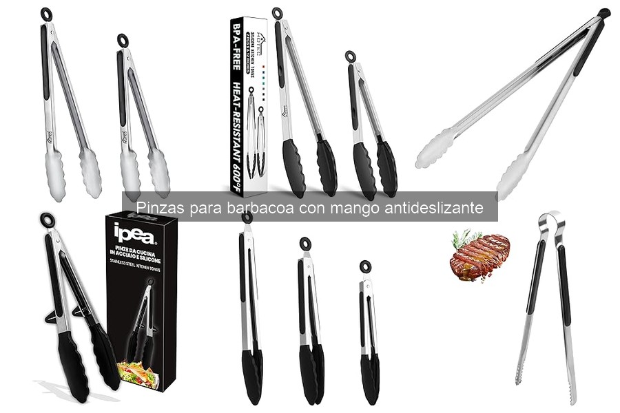 Alternativas a pinzas para barbacoa con mango antideslizante