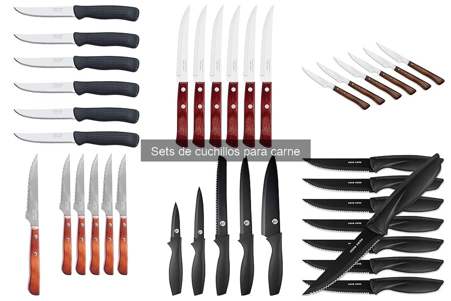 Alternativas económicas a sets de cuchillos para carne