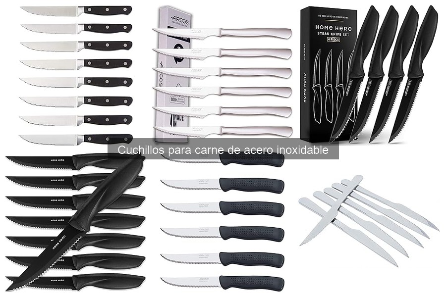 Beneficios de los cuchillos de acero inoxidable para carne