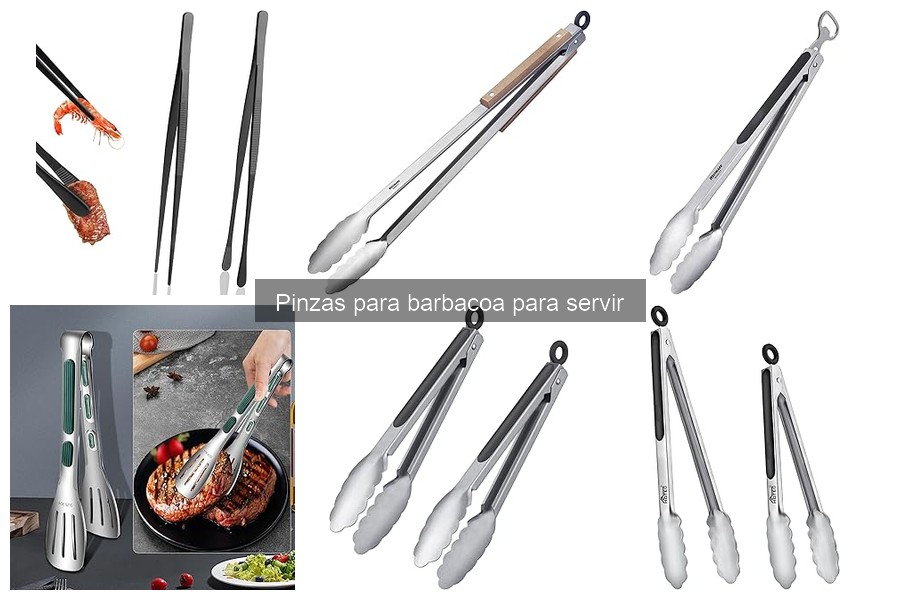 Beneficios de usar pinzas para barbacoa en cocina rústica