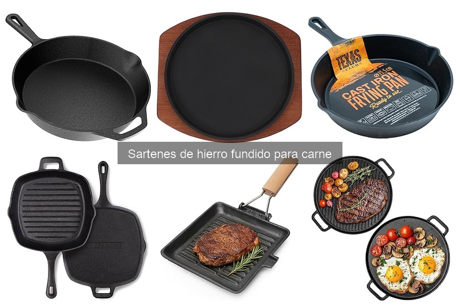 ** Beneficios de usar sartenes de hierro fundido para carne