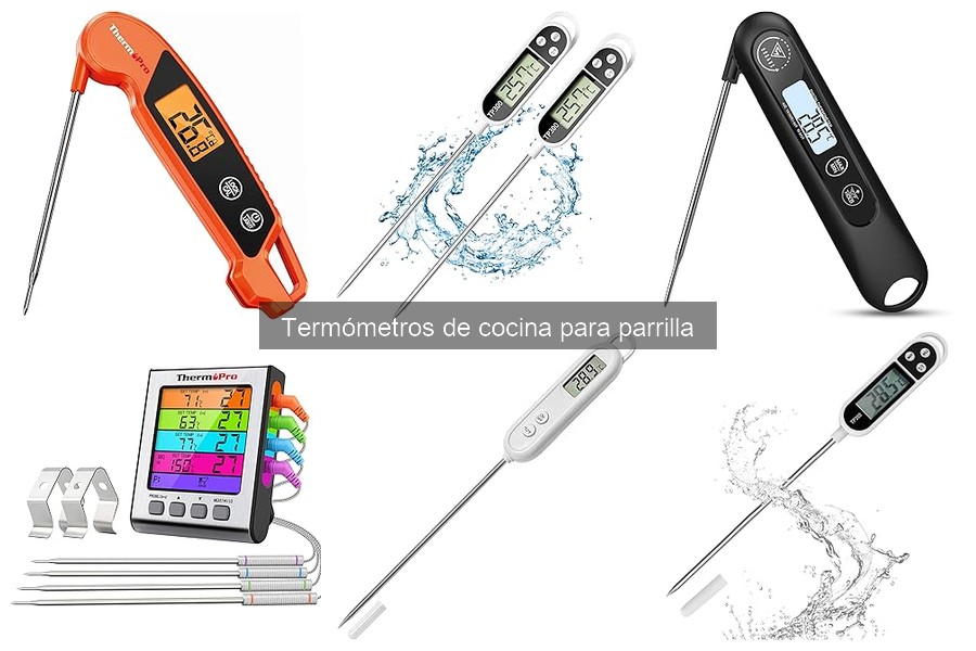 Beneficios de usar un termómetro de cocina en la parrilla