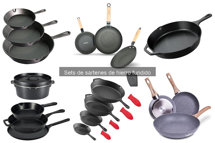 Capacidades de cocción de sartenes de hierro fundido