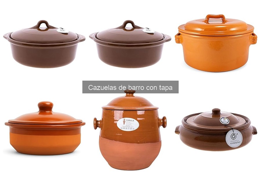 Cazuelas de barro con tapa: ¿aptas para horno?