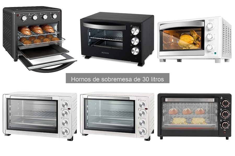 Checklist esencial para elegir un horno de sobremesa de 30L