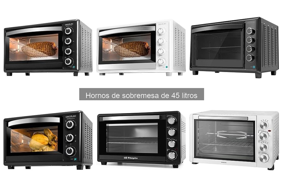 Cómo adaptar recetas tradicionales a hornos de sobremesa de 45 litros