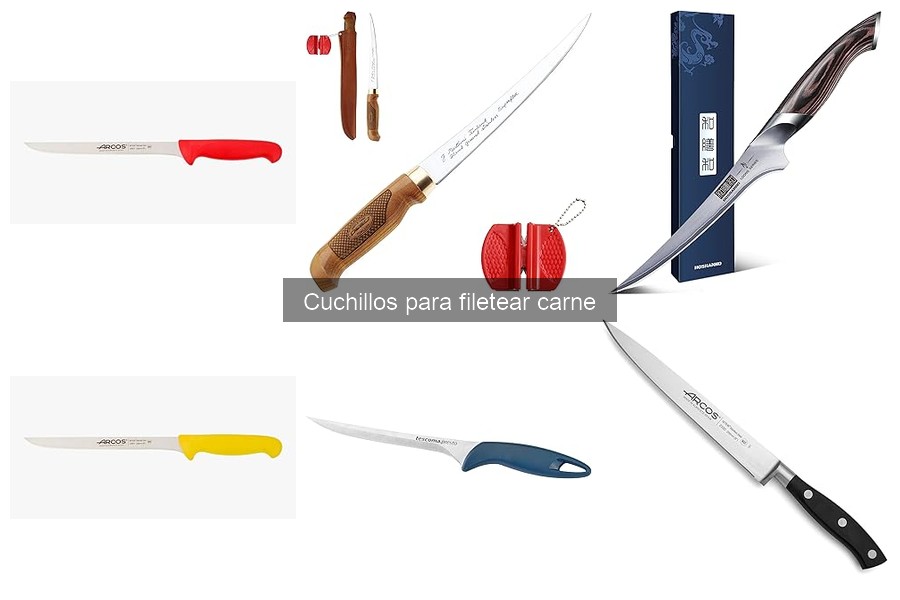 Cómo afilar un cuchillo para filetear carne correctamente