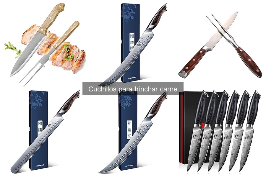 Cómo afilar un cuchillo para trinchar carne correctamente