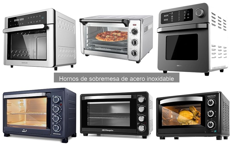 Cómo elegir el mejor horno de sobremesa de acero inoxidable