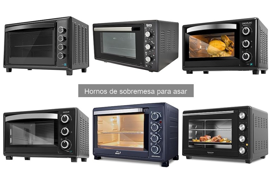 Cómo elegir el mejor horno de sobremesa para asar