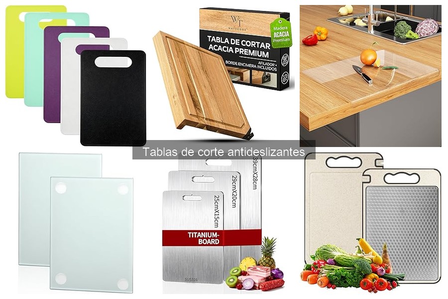 Cómo elegir la tabla de corte antideslizante perfecta