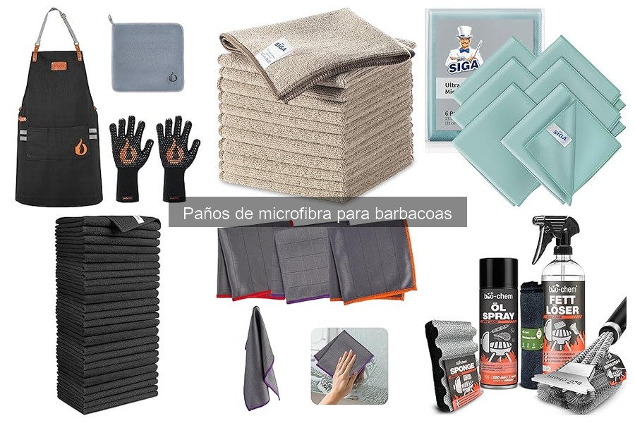 Cómo lavar y mantener paños de microfibra para barbacoas