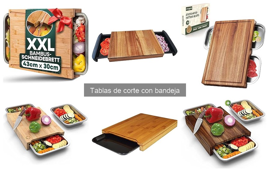 Cómo usar correctamente una tabla de corte con bandeja