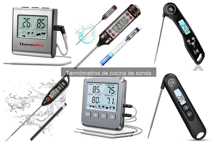 Cómo usar un termómetro de cocina de sonda correctamente