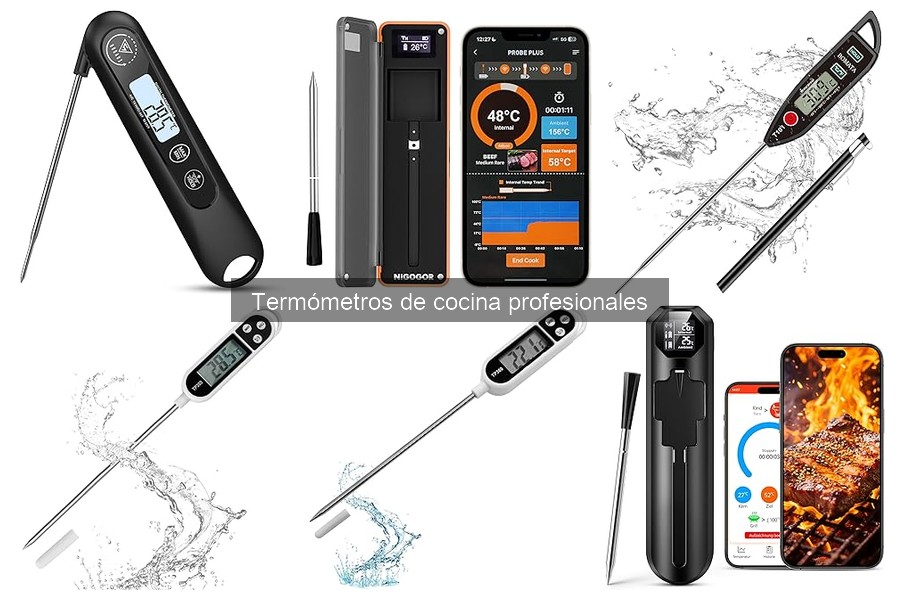 Cómo usar un termómetro de cocina profesional correctamente