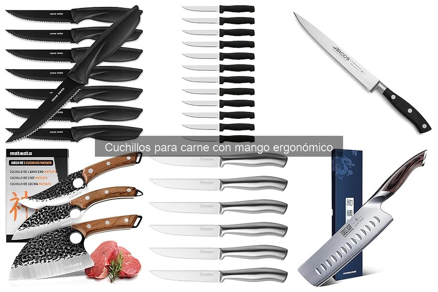 Comparativa: Cuchillos de Carne Ergonómicos vs Tradicionales