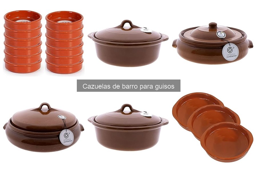 Comparativa de las mejores cazuelas de barro para guisos