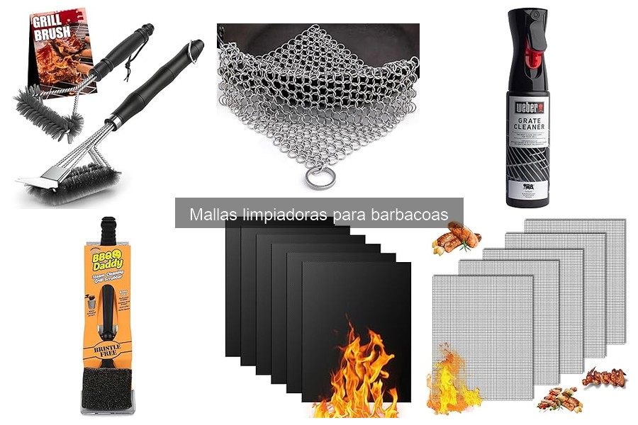 Comparativa de Mallas Limpiadoras para Barbacoas