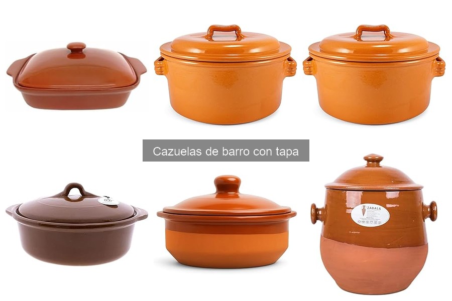Comparativa de precios de cazuelas de barro con tapa