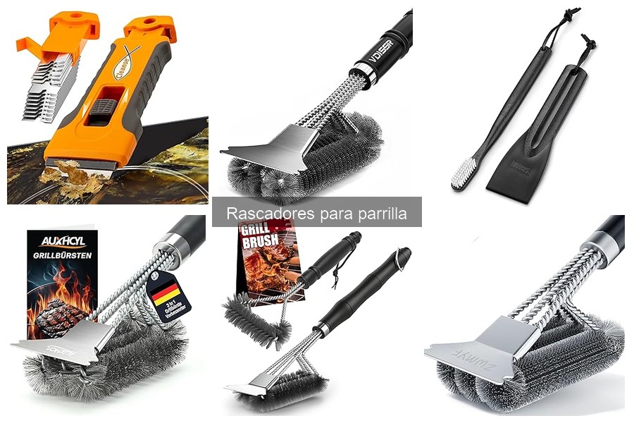 Comparativa de Rascadores para Parrilla: Acero Inoxidable vs Nylon