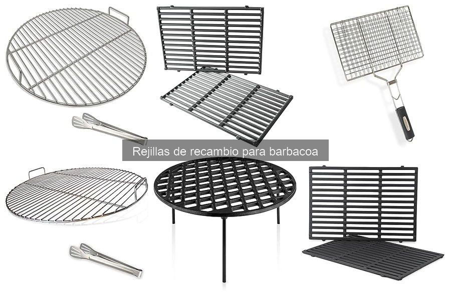 Comparativa de rejillas de recambio para barbacoa