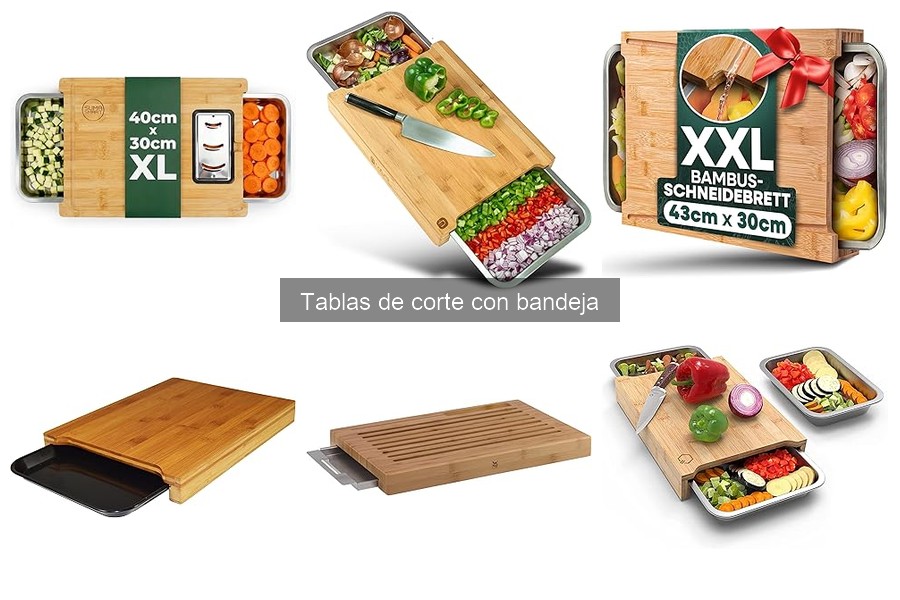 Comparativa de tablas de corte con bandeja: mejores marcas