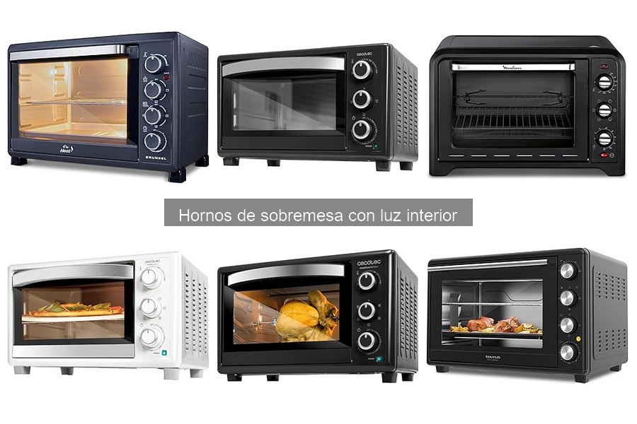 Comparativa: Hornos de Sobremesa con Luz Interior vs Convección