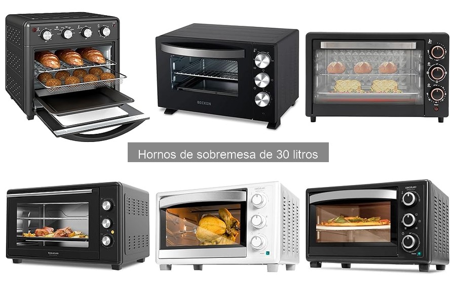 Comparativa: Hornos de Sobremesa de 30L vs. Convencionales