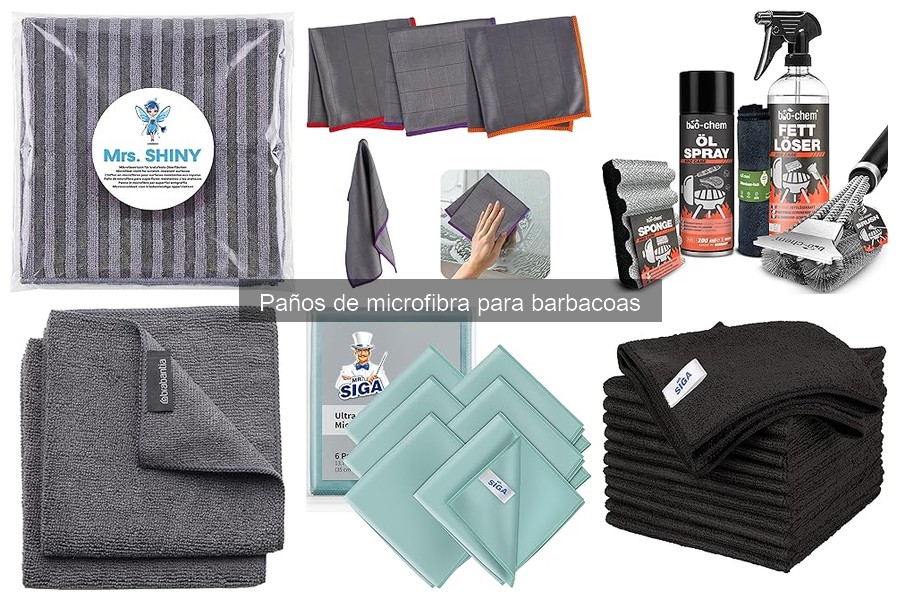 Comparativa: Paños de Microfibra vs Otros Paños para Barbacoas