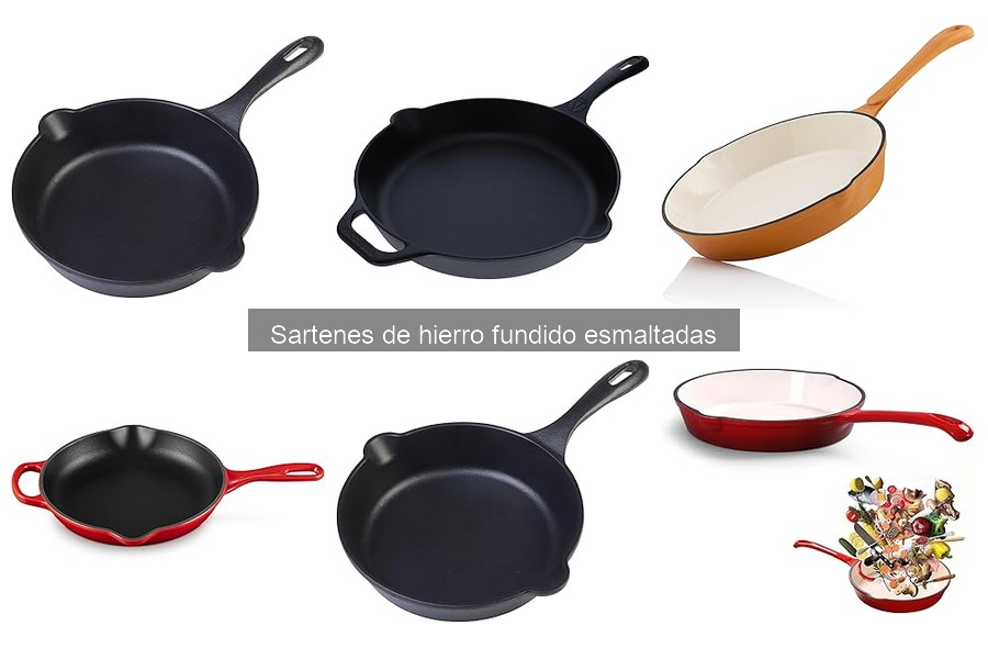 Comparativa: Sartenes de Hierro Fundido Esmaltadas vs No Esmaltadas
