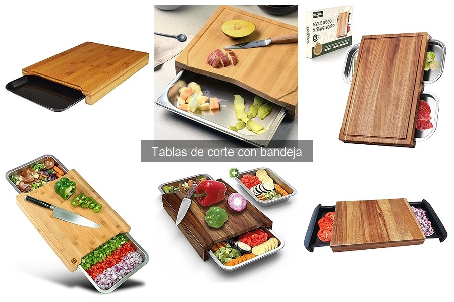 Comparativa: Tabla de corte con bandeja vs. tradicional
