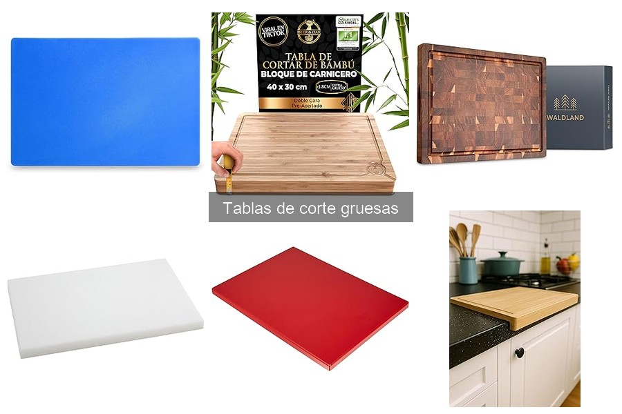 Comparativa: Tabla de Corte Gruesa vs. Delgada para Cocinar
