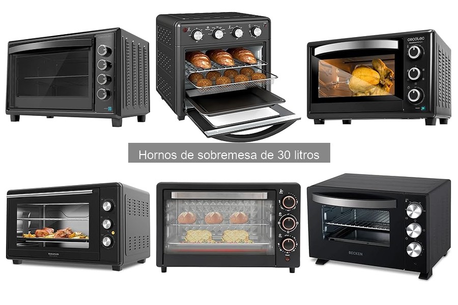 ¿Cuánto cuesta un horno de sobremesa de 30 litros?