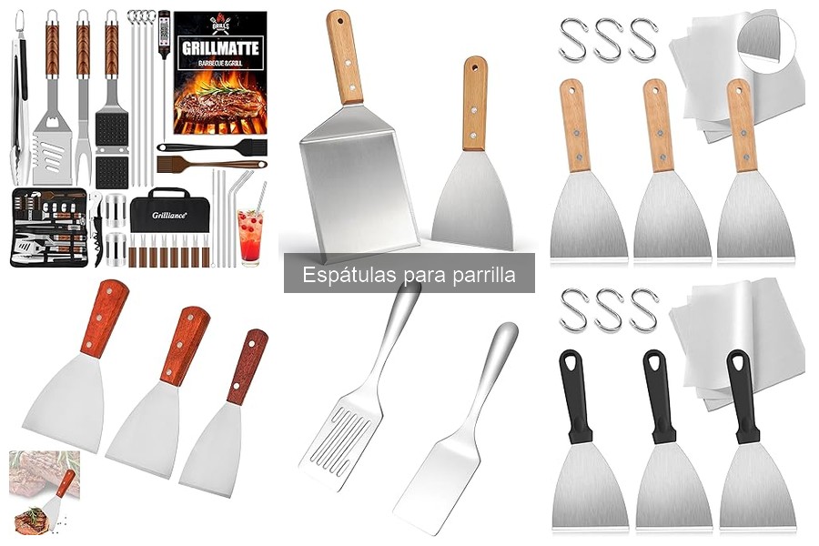 ¿Cuánto cuesta una buena espátula para parrilla?
